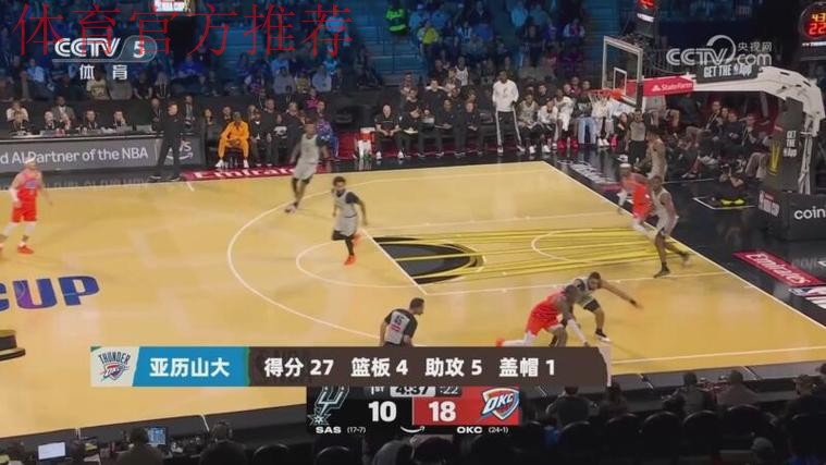 NBA杯12月14日:马刺VS雷霆 亚历山大集锦 NBA杯12月14日:马刺VS雷霆 亚历山大集锦